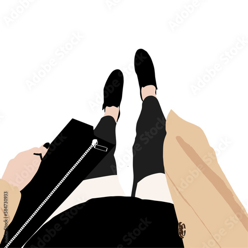Mulher de negócios, garota chefe, mulheres, negócios, ilustração, moda, mulher de negócios, empreendedora, empresária, mulher poderosa, estudante, social media, arte, silhueta, vetor, empoderamento