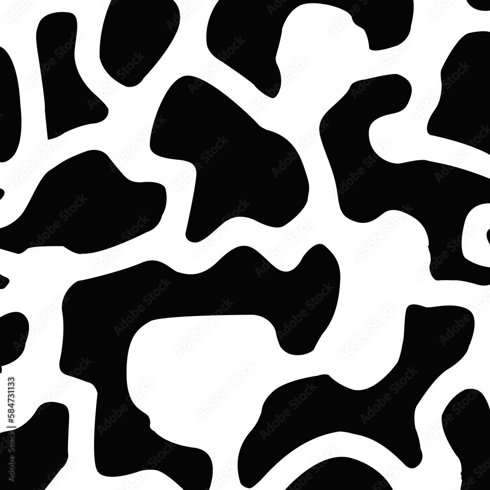 Cow print pattern background. Seamless cow skin texture Cow print pattern background. Seamless cow skin texture