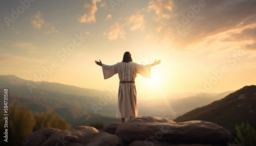 Tableau sur toile Jesus christ risen