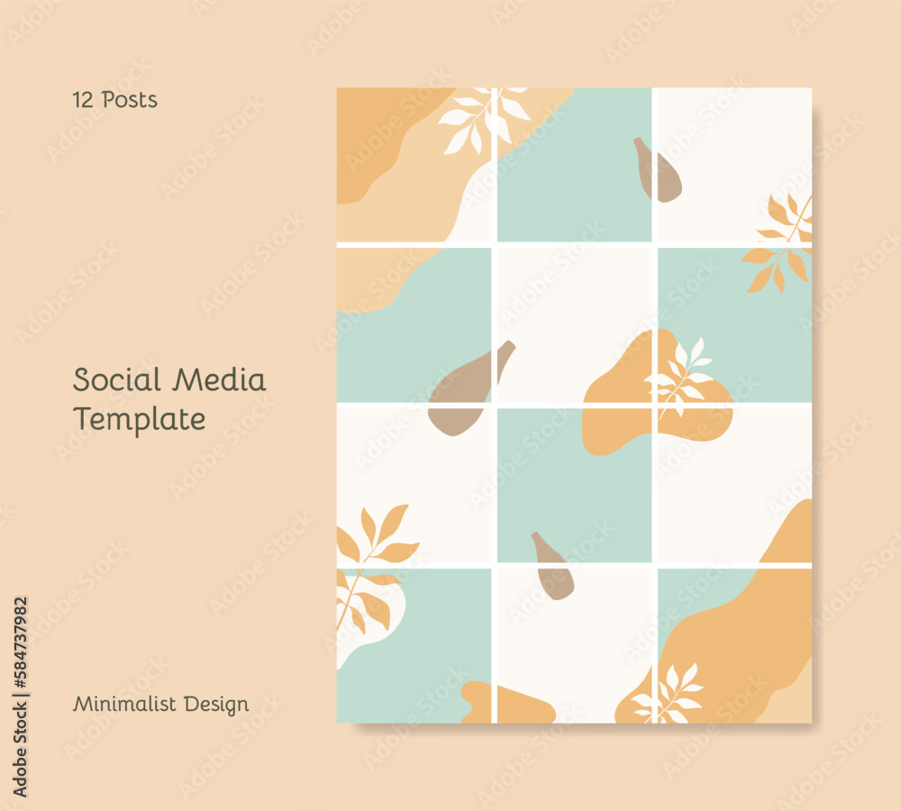 Minimalist background layout for social media. Minimalist background layout for social media.