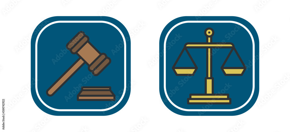 vector image of police icon set with white background vector image of police icon set with white background