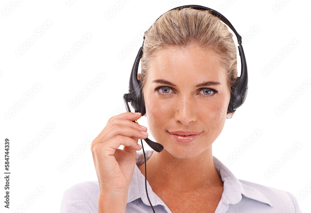 Telemarketing communication, face portrait or woman consulting on contact us, CRM support or call center. Telecom, customer service or consultant on an isolated, transparent png background Telemarketing communication, face portrait or woman consulting on contact us, CRM support or call center. Telecom, customer service or consultant on an isolated, transparent png background
