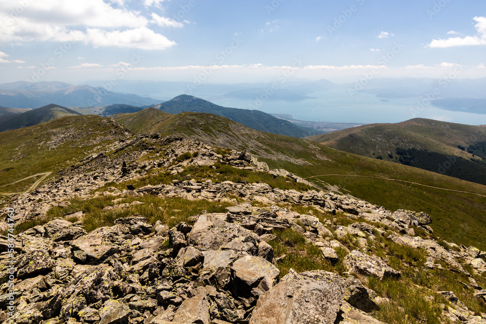 Ridge of Pelister mountains, North Macedonia