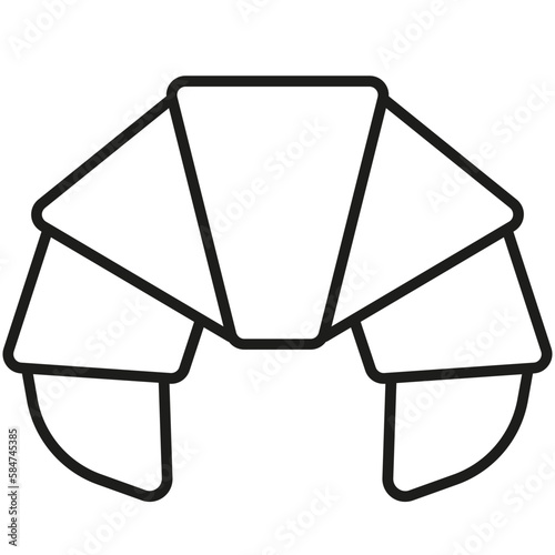 Croissant para el desayuno, merienda o postre