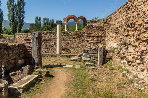 Heraclea Lyncestis ancient ruins near Bitola, North Macedonia photo