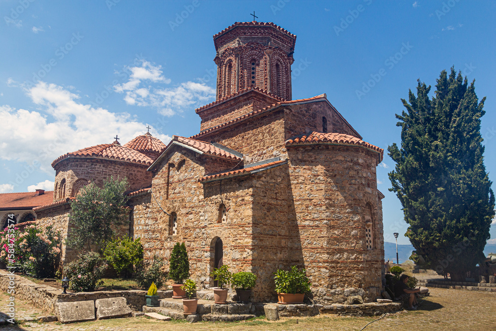 Church at Sveti Naum monastery on Lake Ohrid, North Macedonia
