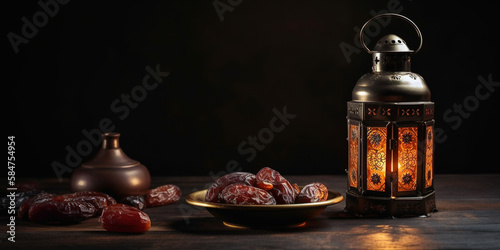 dates and lanterns photography, for Ramadan and Muslim celebration © Studiohood
