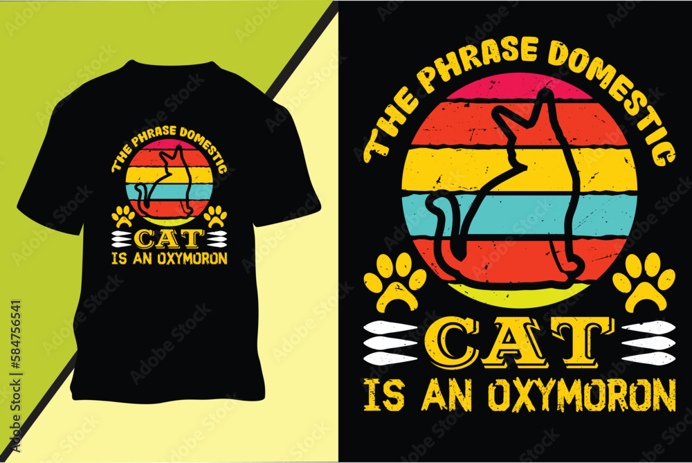 Cat T-shirt Design Cat T-shirt Design