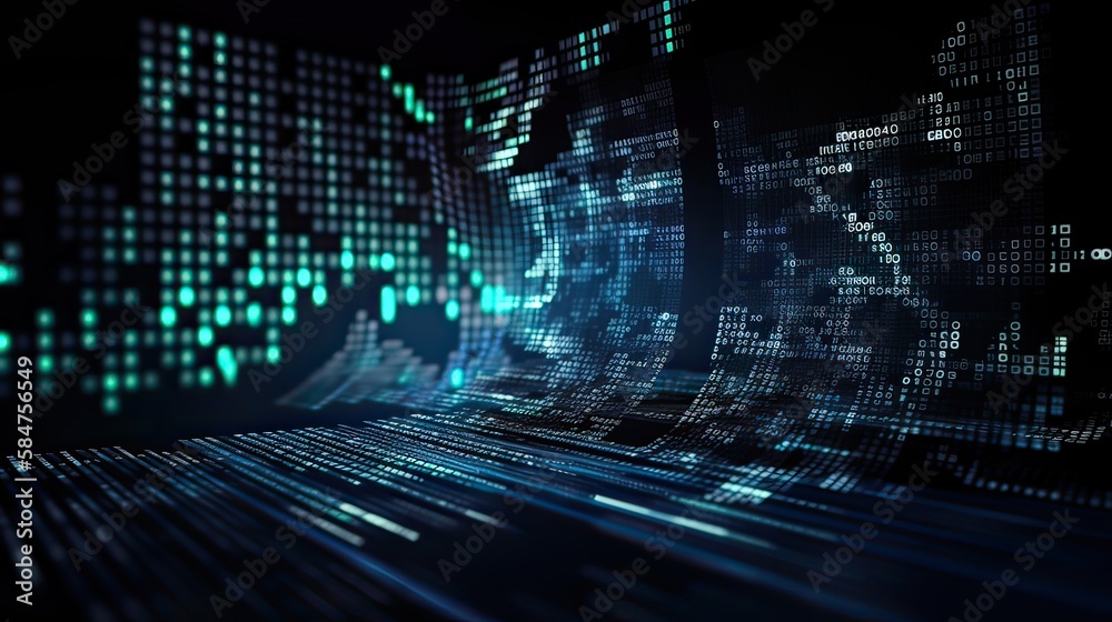 Programming code abstract technology background of software developer and Computer script. Generative Ai. Programming code abstract technology background of software developer and Computer script. Generative Ai.