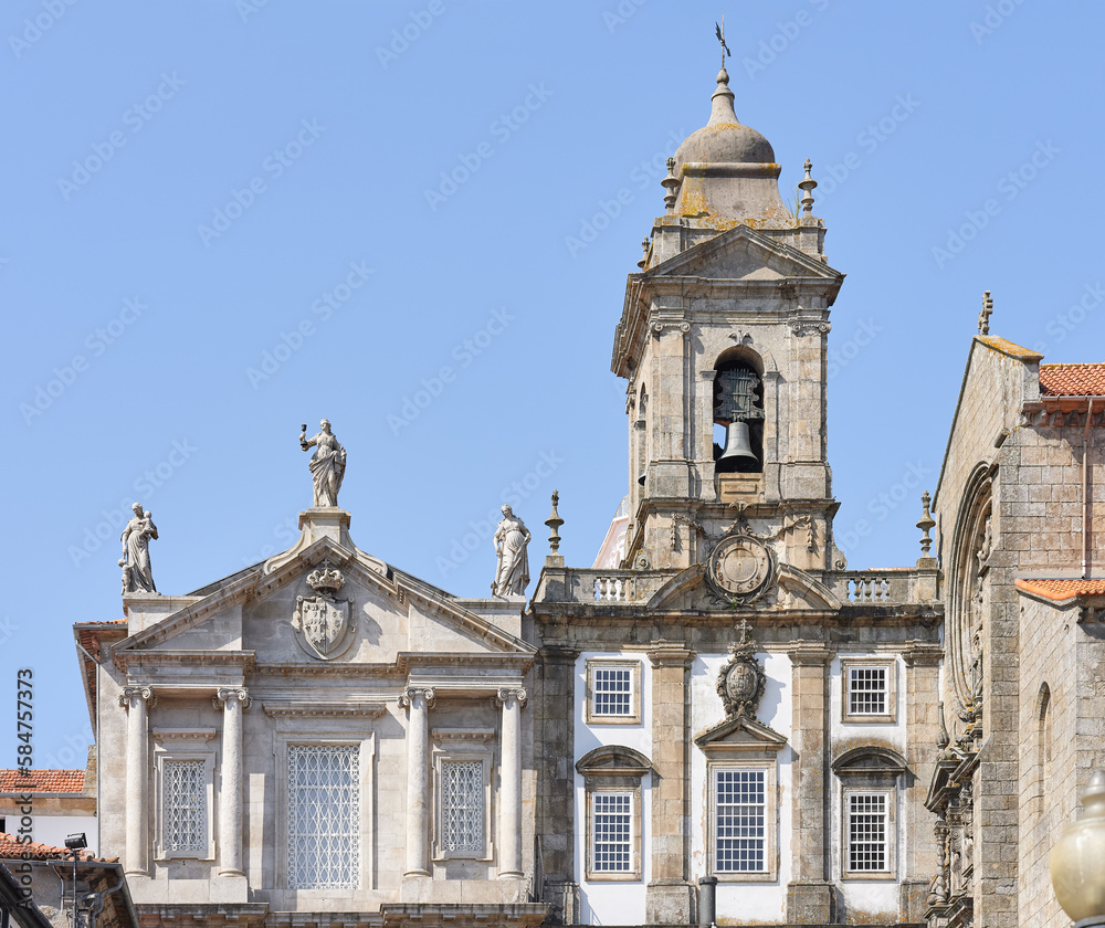 Church of St. Francis, Unesco World Heritage Site Porto, Portugal. Porto's most important Gothic monument, with Baroque decorations.