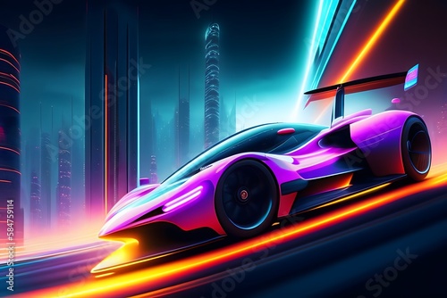  Racing into the Future. Generative AI.  © Leandro