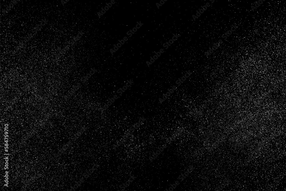 Distressed white grainy texture. Dust overlay textured. Grain noise particles. Rusted black background. Vector illustration. EPS 10. Distressed white grainy texture. Dust overlay textured. Grain noise particles. Rusted black background. Vector illustration. EPS 10.