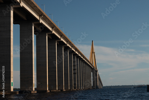 Ponte Rio Negro bridge destination. bridge destination in brazil. bridge destination on travel.