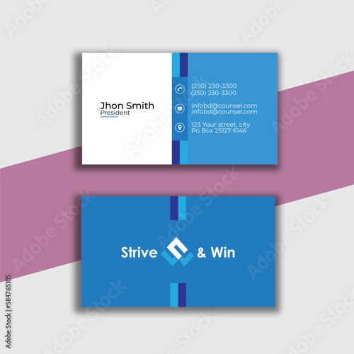 Business card design template, visiting card, card design,
