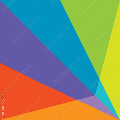 Free Download Geometric triangle Blue,Green,Orange,Violet abstract background. stripes and shapes. Modern design.  - GFXLoad