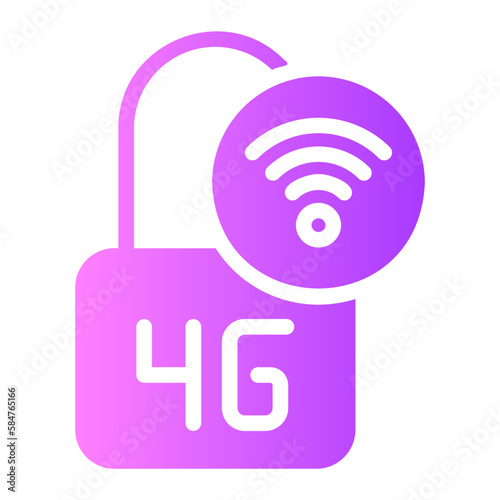 4g gradient icon