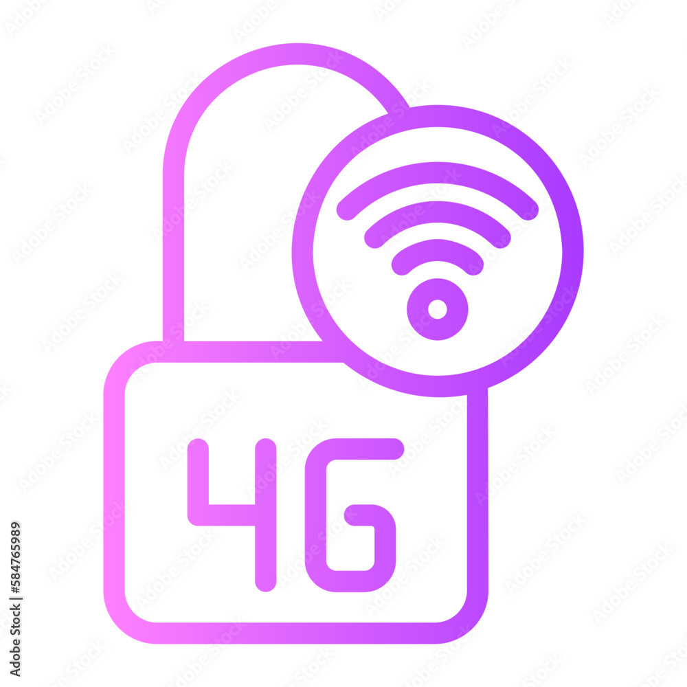4g gradient icon 4g gradient icon