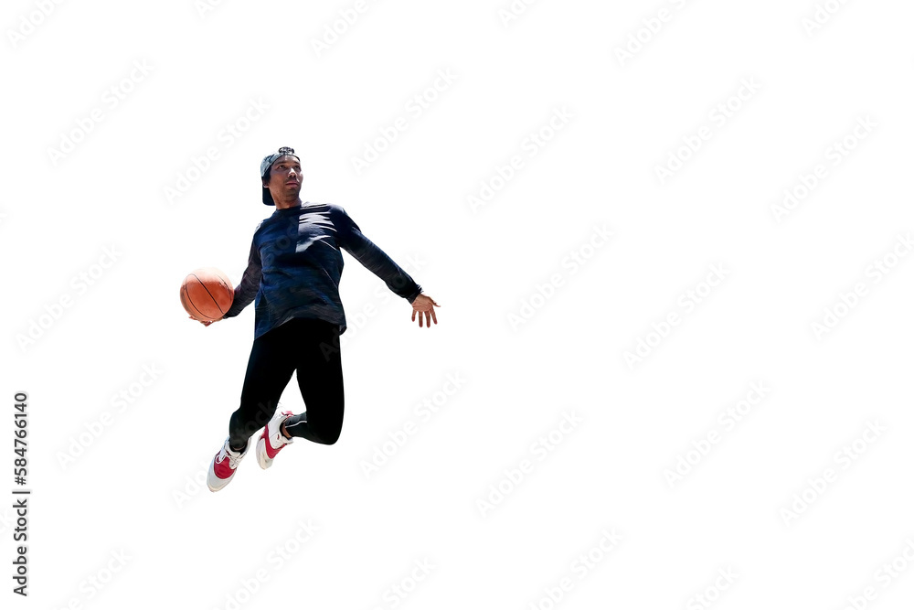 person jumping in the air