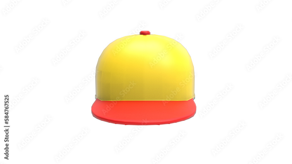 Fototapeta premium black cap on white background