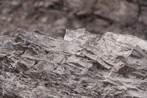 Light stone background. Rock texture detail. Mountain surface grungy texture wallpaper.  Stone surface.  Close-up of abstract natural rock.
