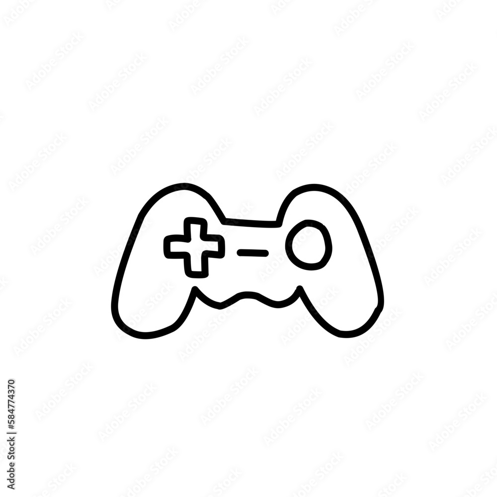 Line gamepad icon Line gamepad icon