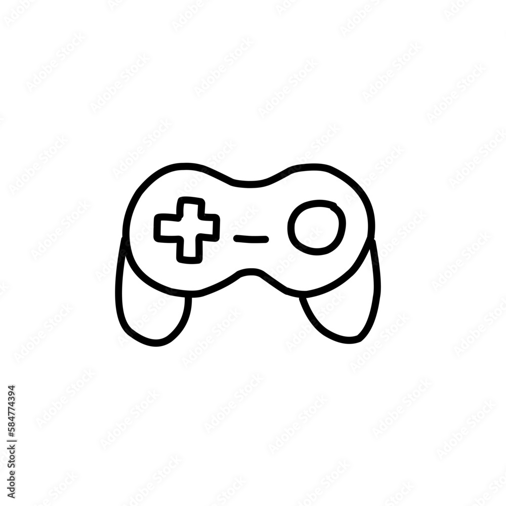 Line gamepad icon Line gamepad icon