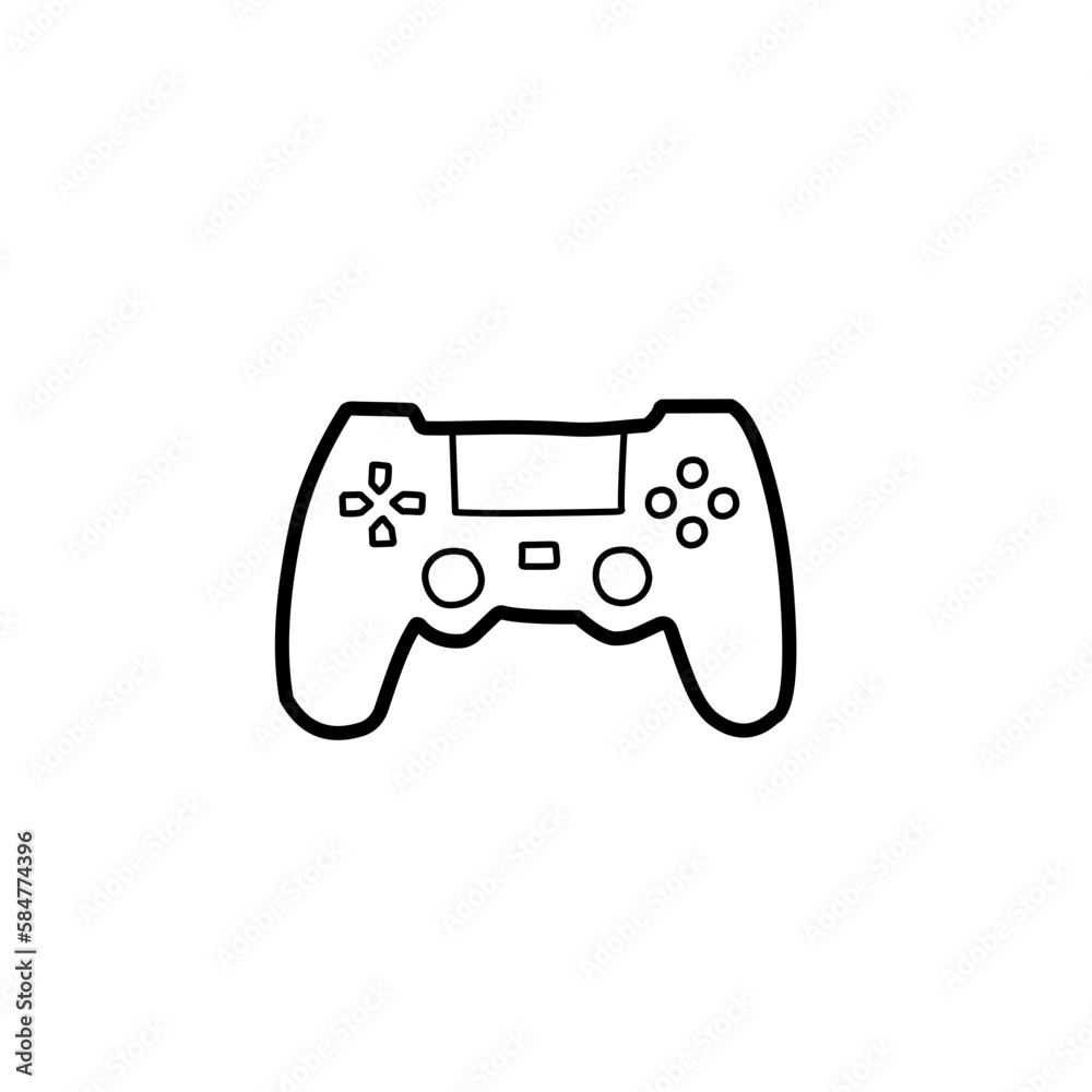 Line gamepad icon Line gamepad icon