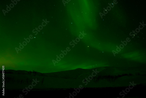 aurora borealis, northern lights in tromso