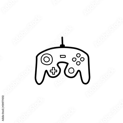 Line gamepad icon