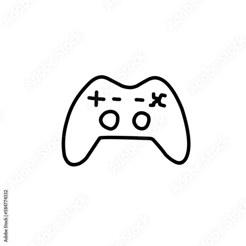 Line gamepad icon