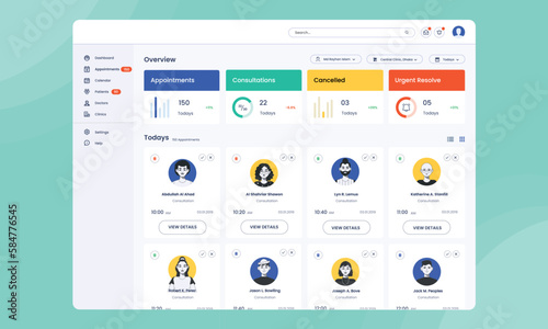 Medical Reports Dashbooard UI Design