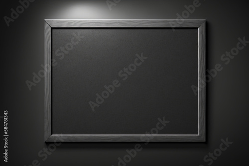 bulletin board on black background © Ярослав Антонюк