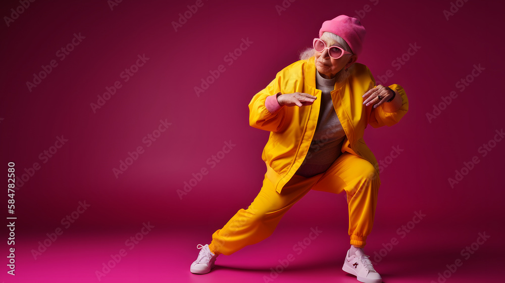 old woman dancing old woman dancing