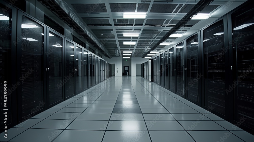 Obraz premium Data Center Snapshot Generative AI