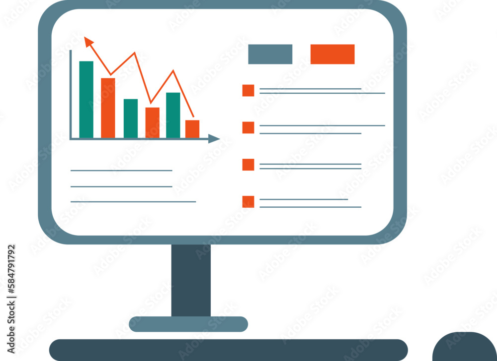 a desktop screen that displays a graph of his work
a desktop screen that displays a graph of his work