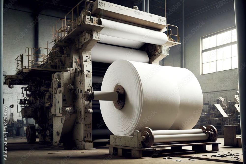 Transform of fibers and cellulose into paper pulp and paper industry ...