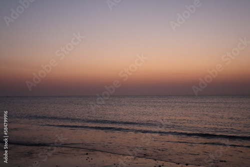 sunset at the beach - Muscat, Oman 