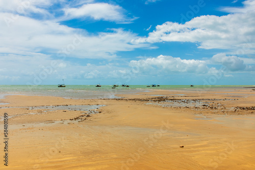 Partial view of Cumuruxatiba beach