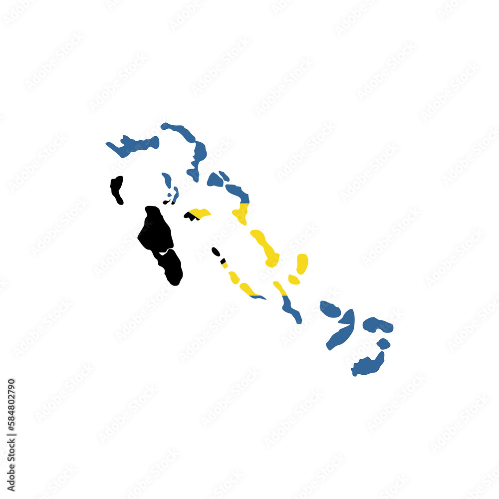 Bahamas flags icon set, Bahamas independence day icon set vector sign symbol Bahamas flags icon set, Bahamas independence day icon set vector sign symbol