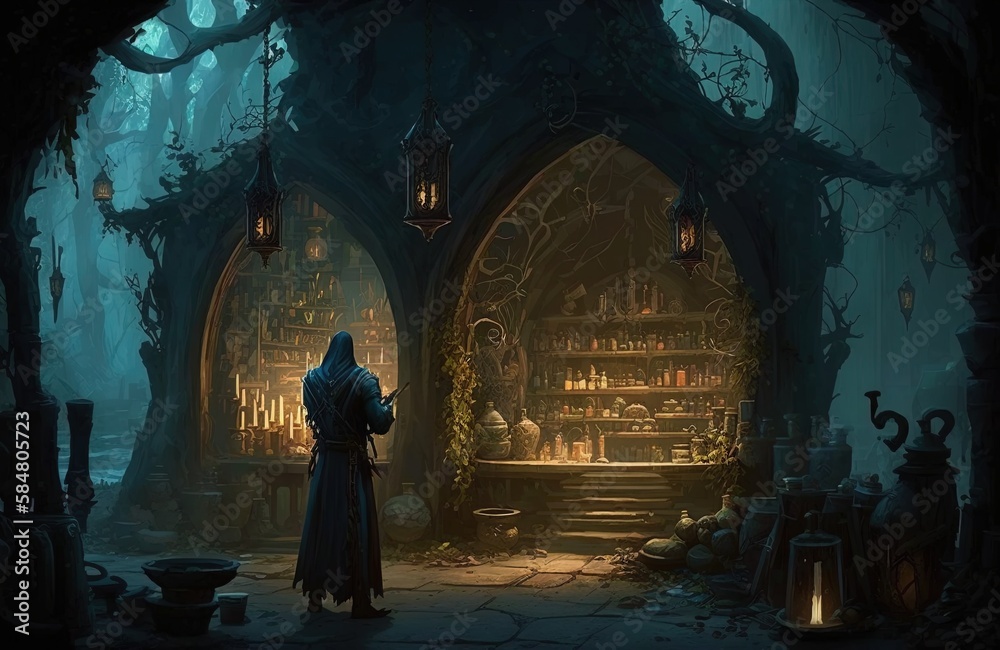 Step Inside for Mystery and Enchantment in the Mystic Marketplace Generative AI