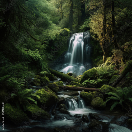 waterfall in the forest