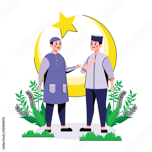 People having nice conversation among each other, good community in their neighborhood
