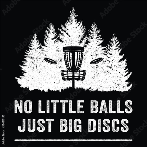 Disc Golf grunge vintage typography dad t-shirt design