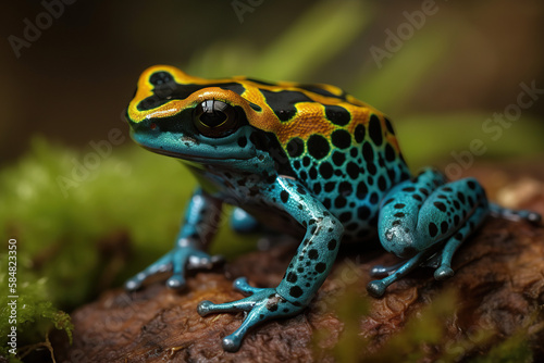 Colorful Dart Frog Generative AI