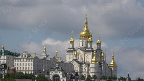2022 - the beautiful monastery of Pochaiv Lavra Holy Dormition in central Ukraine. photo