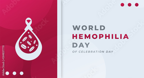 World Hemophilia Day Celebration Vector Design Illustration for Background, Poster, Banner, Advertising, Greeting Card