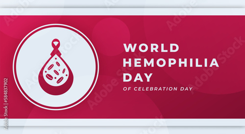 World Hemophilia Day Celebration Vector Design Illustration for Background, Poster, Banner, Advertising, Greeting Card