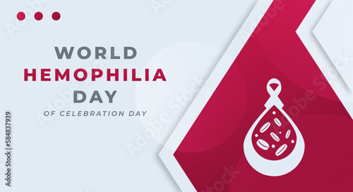 World Hemophilia Day Celebration Vector Design Illustration for Background, Poster, Banner, Advertising, Greeting Card