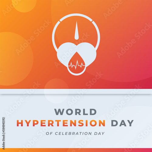 World Hypertension Day Celebration Vector Design Illustration for Background, Poster, Banner, Advertising, Greeting Card