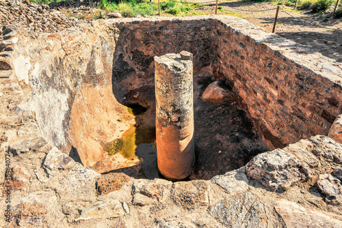 View of the historical site of Lavrion Ancient Silver Mines photo